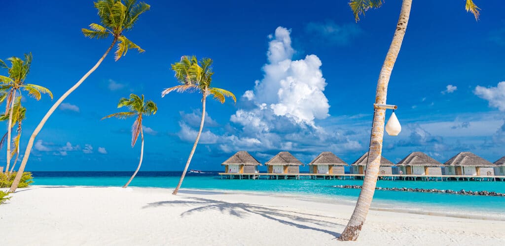 Amazing panorama at Maldives